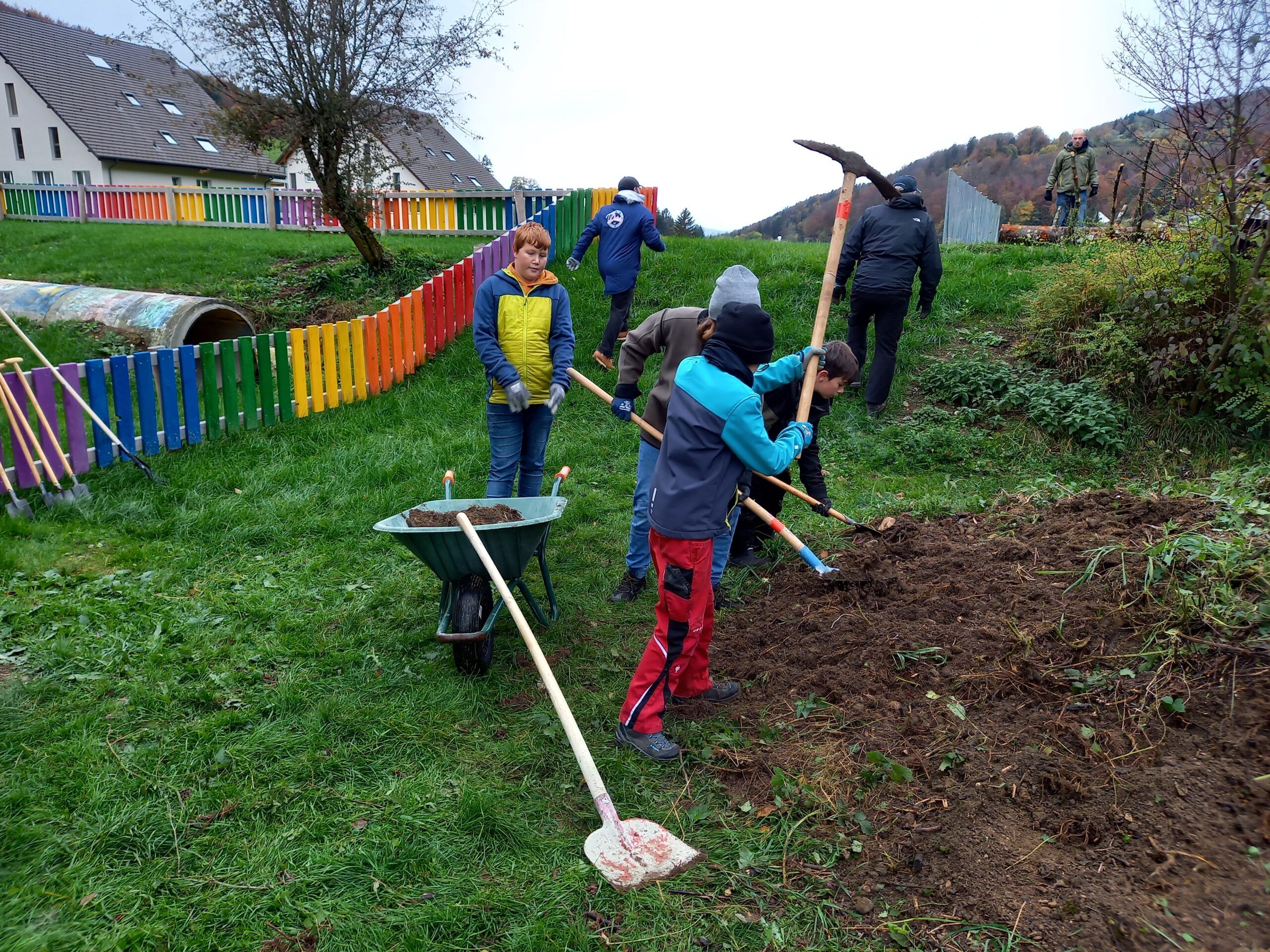 Pflanzmorgen Schule Holderbank
