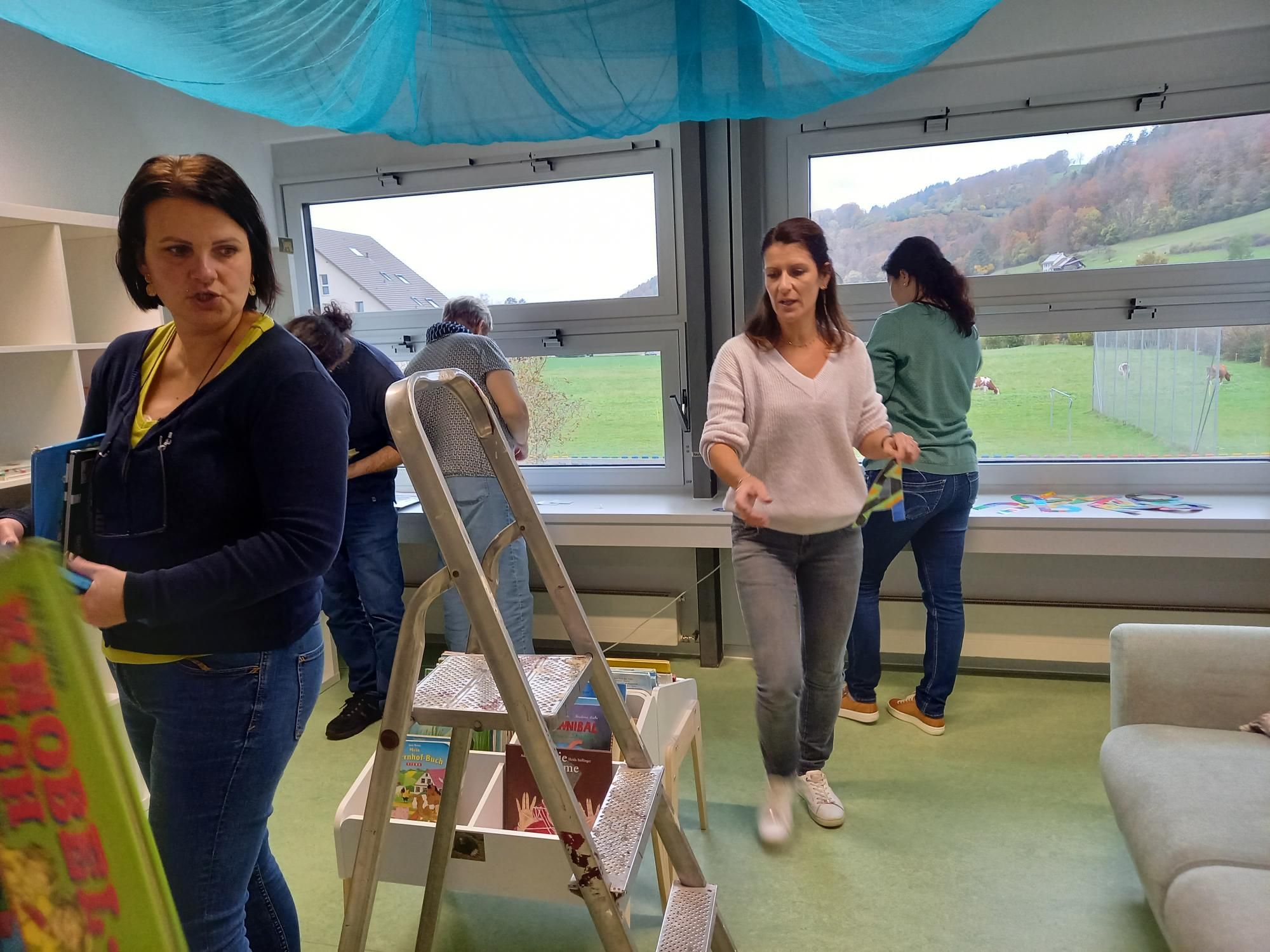 Bibliothek Schule Holderbank