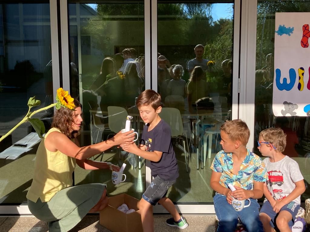 Schuljahres Start Schule Holderbank