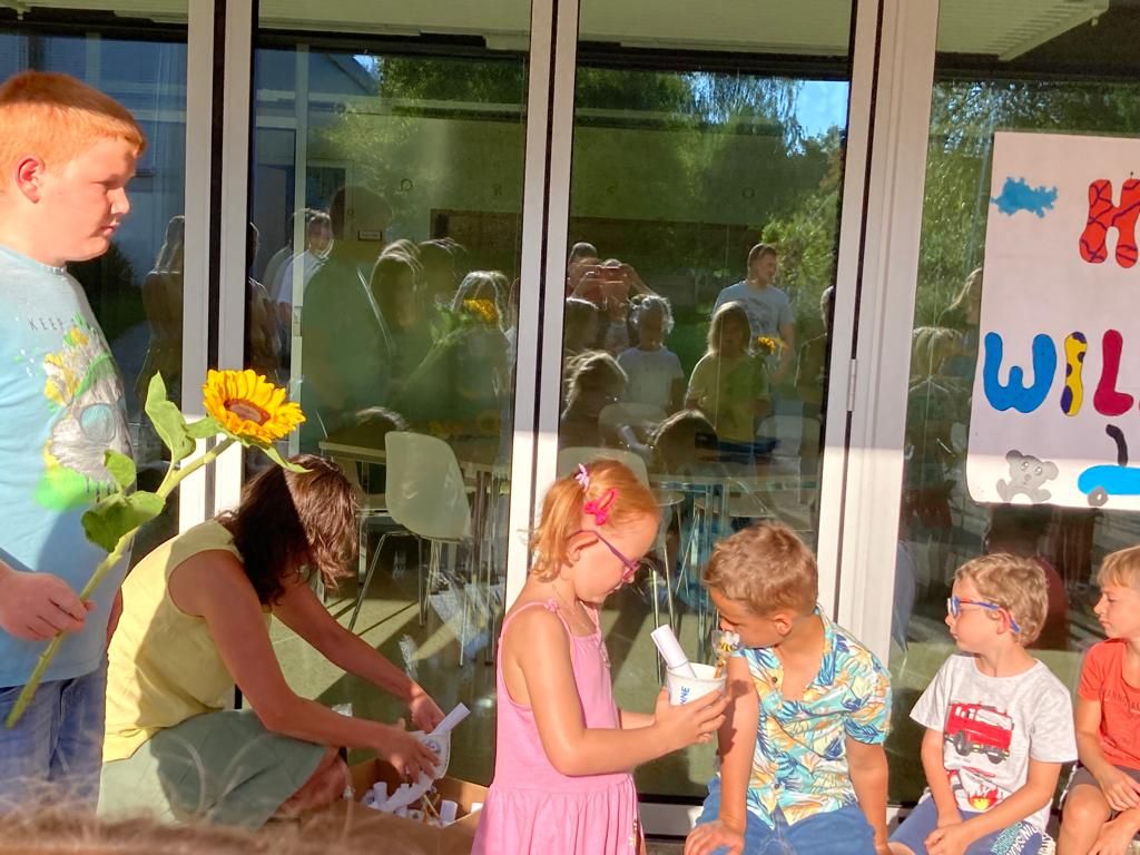 Schuljahres Start Schule Holderbank