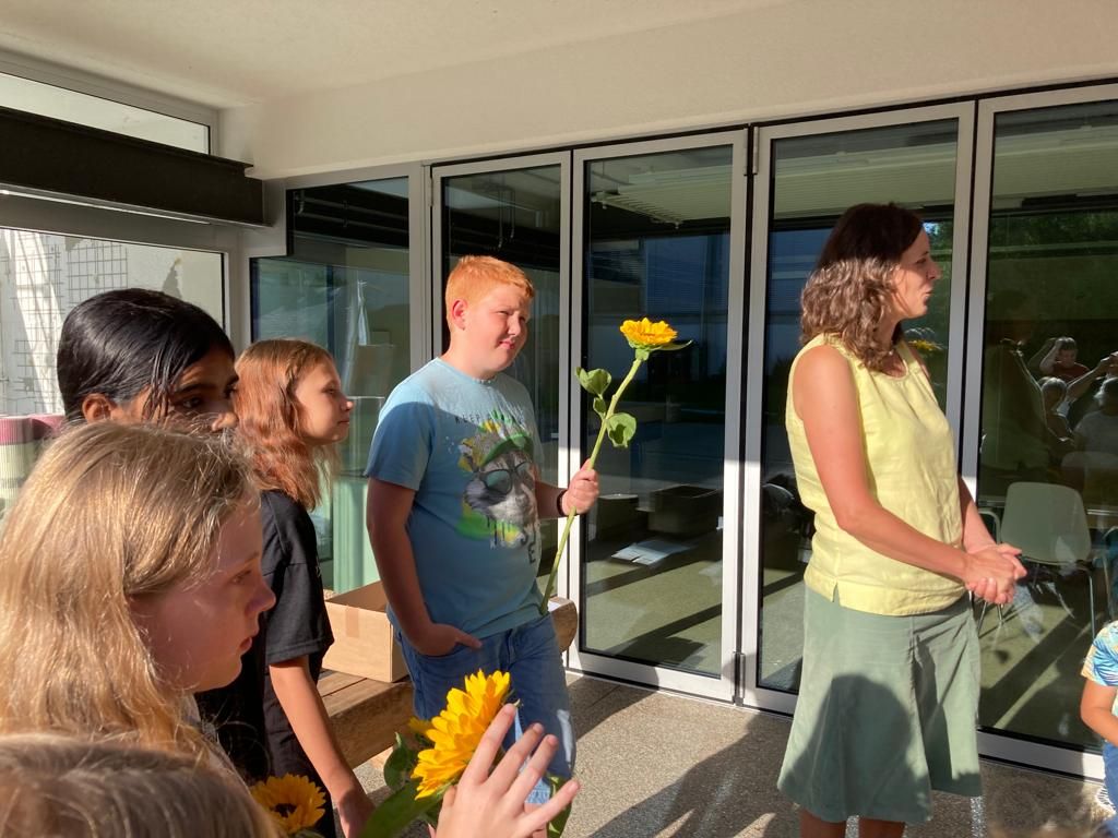 Schuljahres Start Schule Holderbank