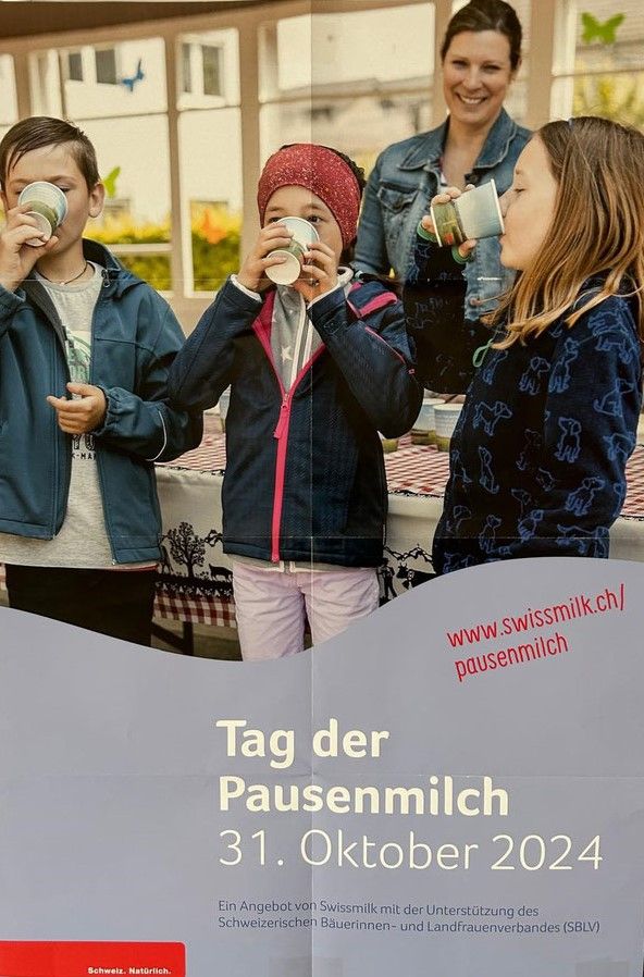 Pausenmilch Schule Holderbank